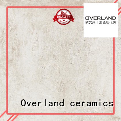 Overland ceramics glazed white cement tile directly price for hotel