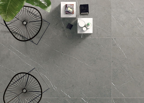 Overland ceramics patterned floor grey marble tile floor from China for bedroom