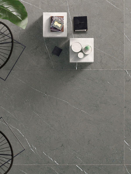 Overland ceramics patterned floor grey marble tile floor from China for bedroom-1