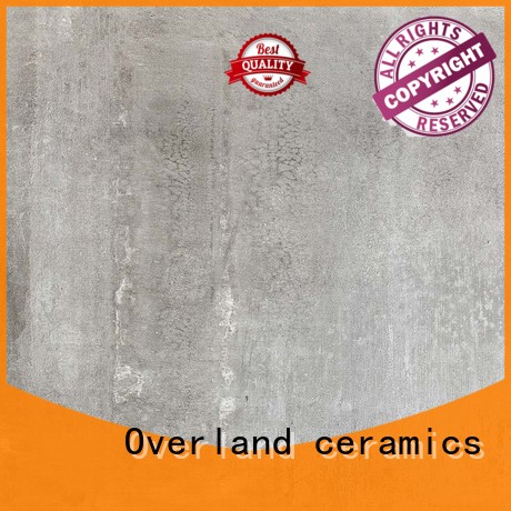 Overland ceramics patterned floor modern cement tile design for apartment