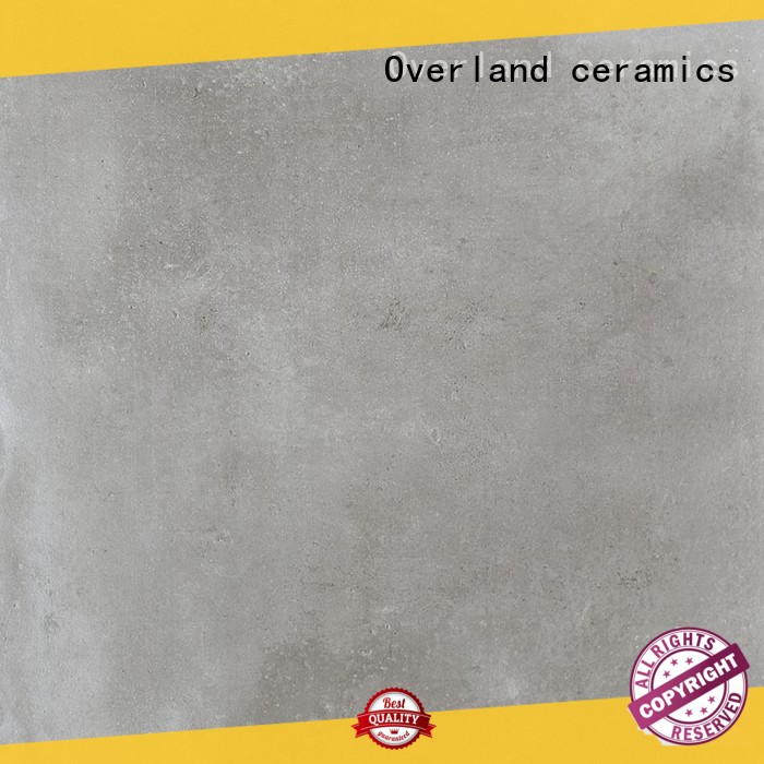 Overland ceramics strong grey cement tile directly price for home