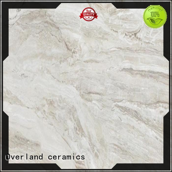 Overland ceramics best marble floor tile from China for livingroom