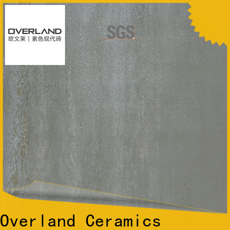 Overland ceramics black bathroom floor tiles design for garden