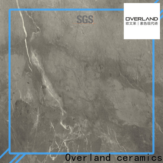 Overland ceramics wholesale grey marble tile design for kitchen