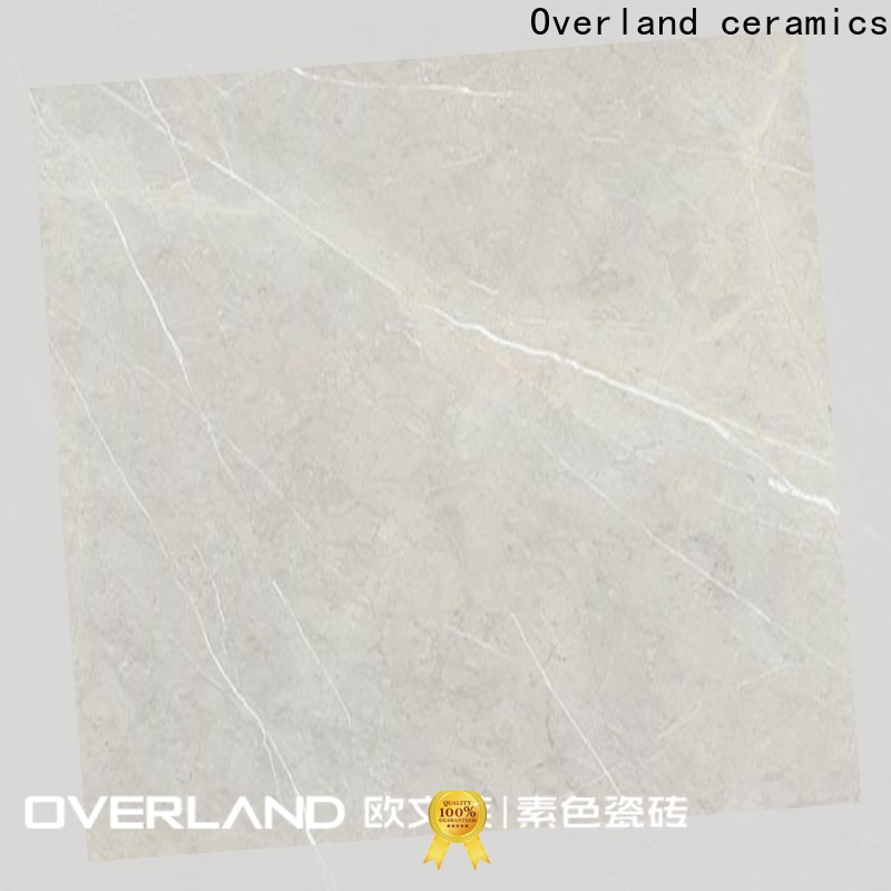 Overland ceramics decorative white marble floor tiles price for Villa