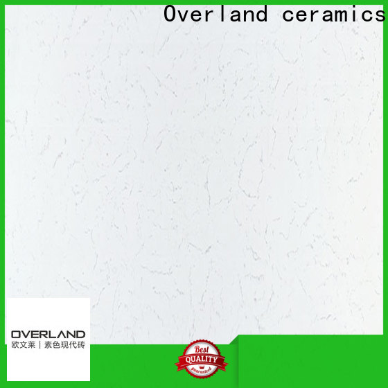 Overland ceramics decorative white quartz worktop factory for bedroom