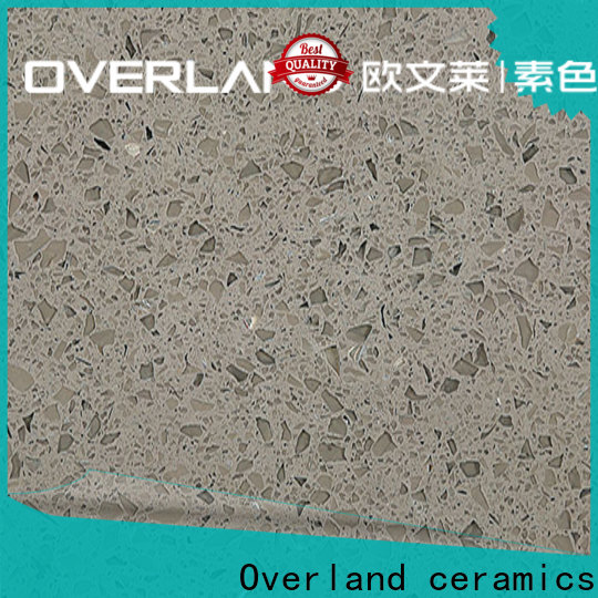 Overland ceramics best gray quartz countertops supplier for kitchen