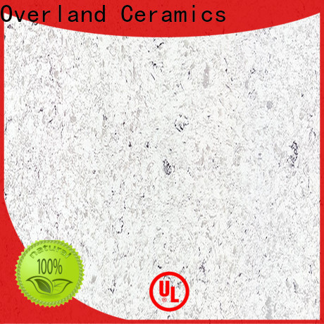 Overland ceramics cusotm white quartz bathroom countertops factory for bedroom