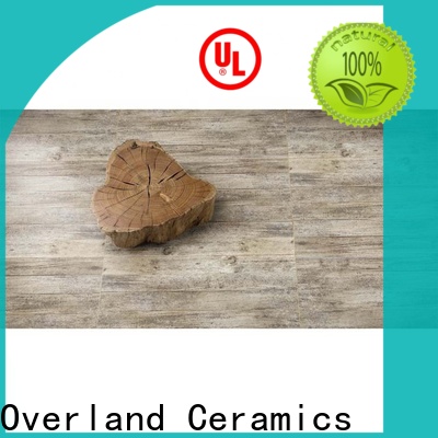 Overland ceramics wooden style floor tiles design for kitchen