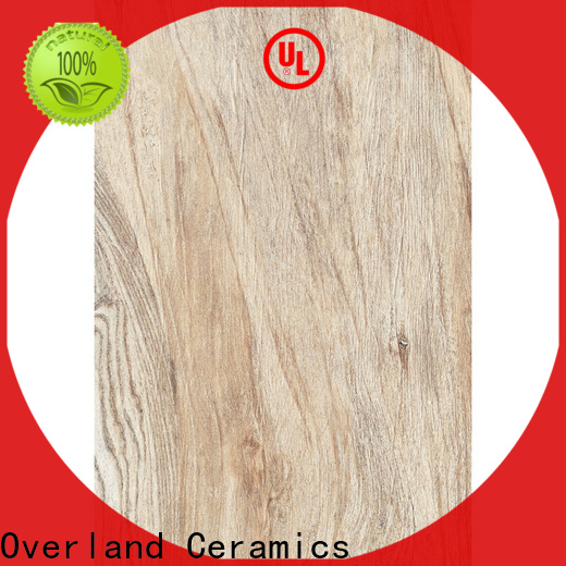 Overland ceramics high quality ceramic wood tile factory for home