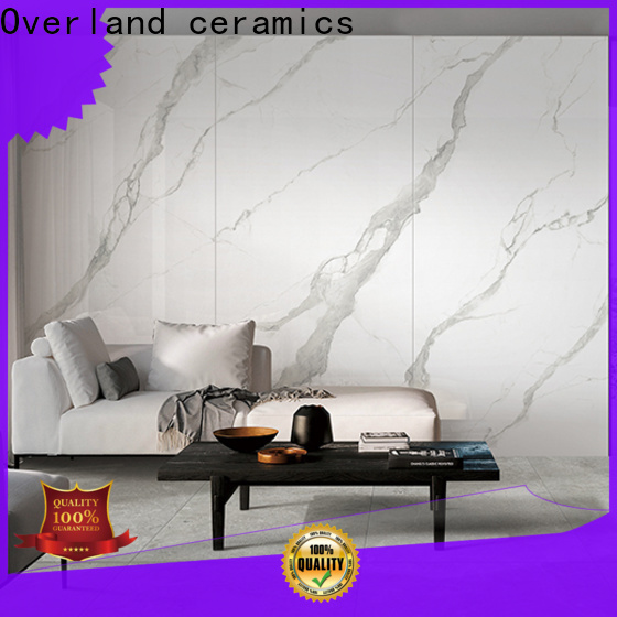 Overland ceramics large marble bathroom tiles supplier for hotel