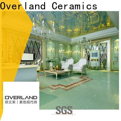 Overland ceramics bulk buy metallic black porcelain tile from China for apartment