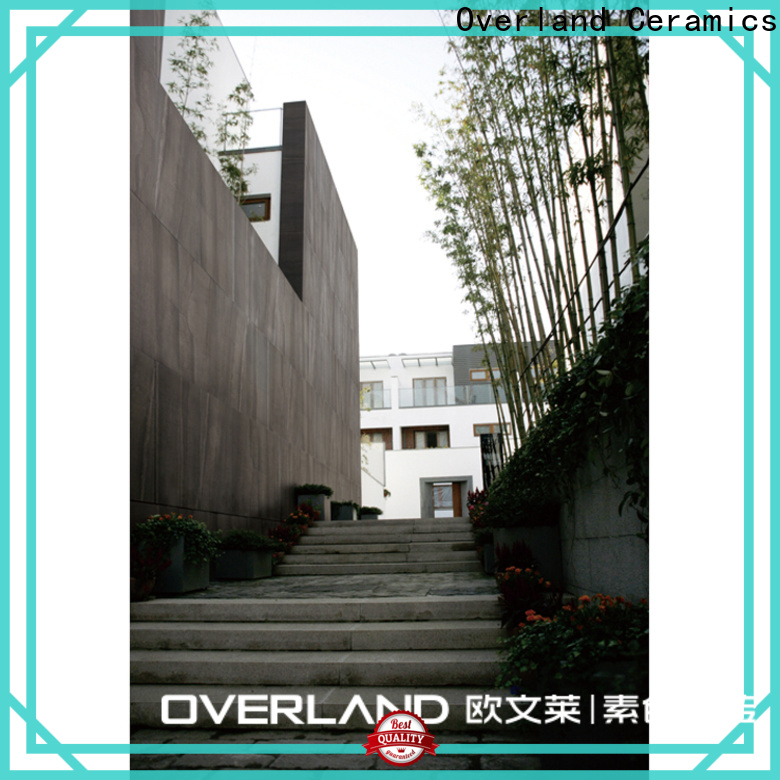 Overland ceramics slate grey tiles bathroom factory for apartment