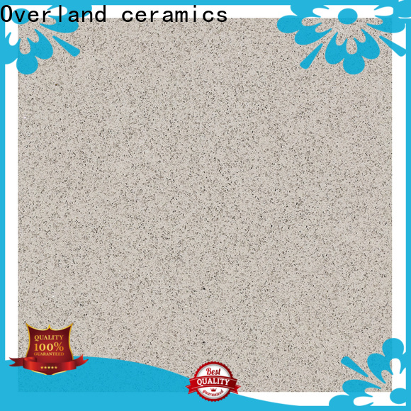 Overland ceramics cusotm white marble tiles factory for hotel