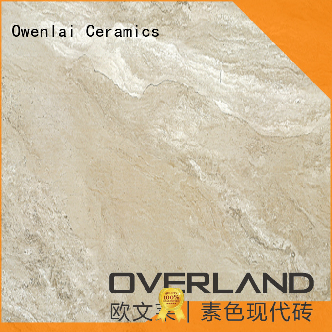 Overland style marble tile backsplash design for outdoor