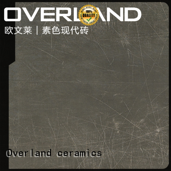 Overland ceramics patterned floor gray and white cement tile wholesale for apartment