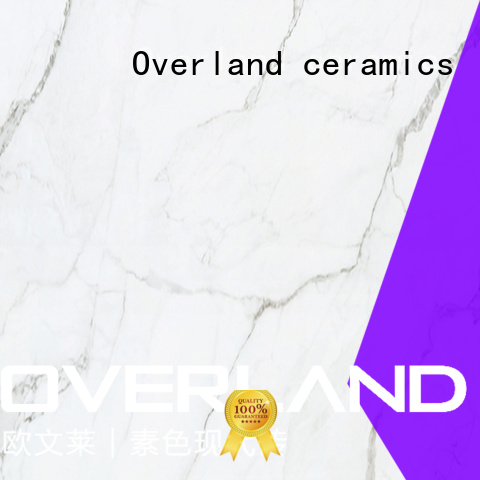 Overland ceramics stone tile showroom on sale for kitchen