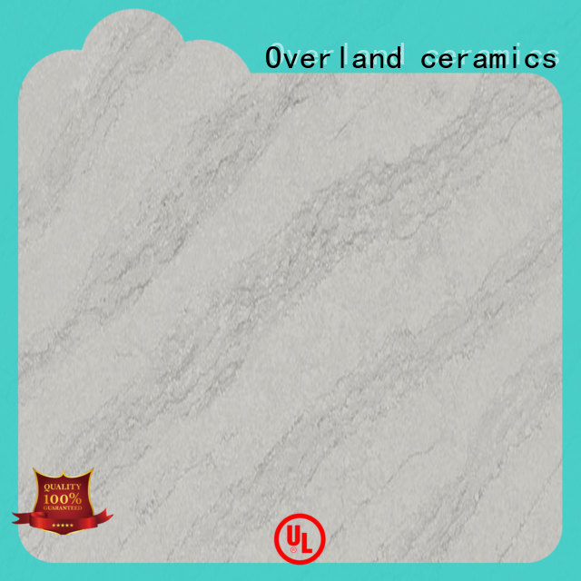 Overland ceramics work square edge laminate worktop from China for pool