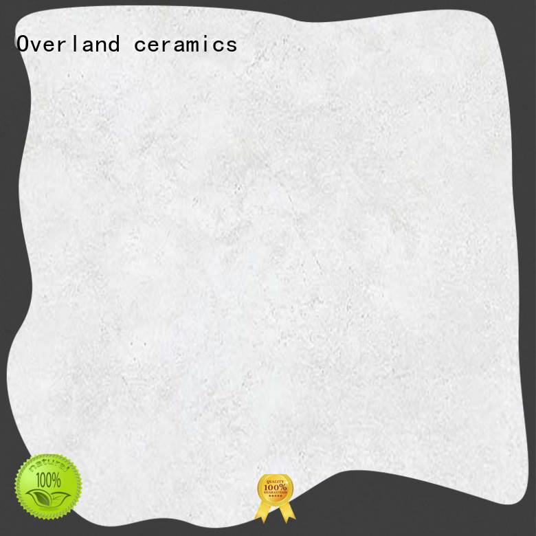 Overland ceramics statuario natural stone looking tile wholesale for garage floor