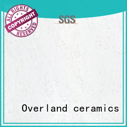 Overland ceramics white floor tiles directly price for kitchen